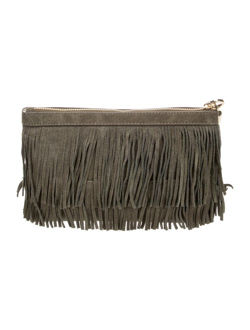 India Hicks Suede Evening Bag