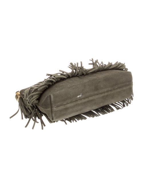 India Hicks Suede Evening Bag