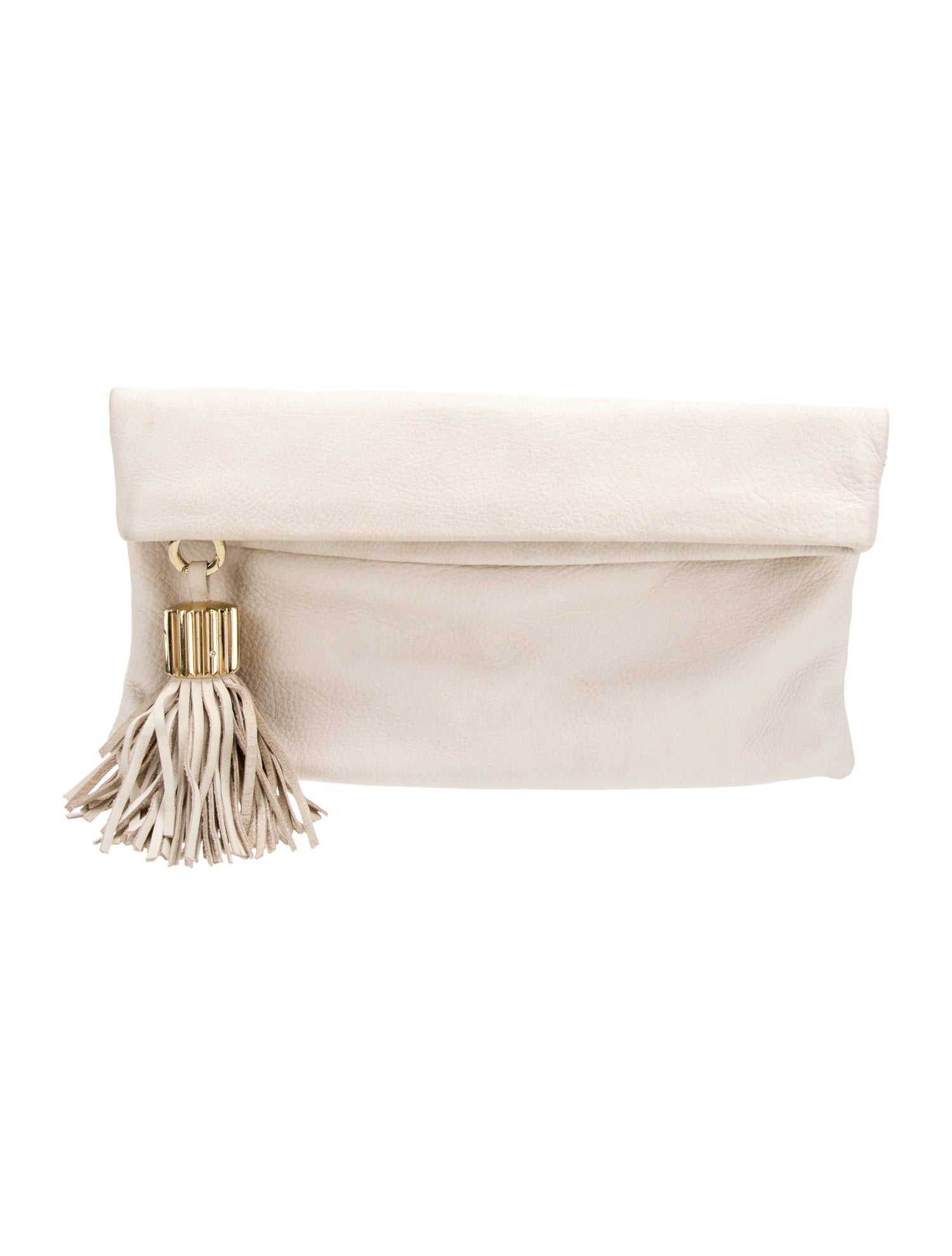 India Hicks Leather Clutch