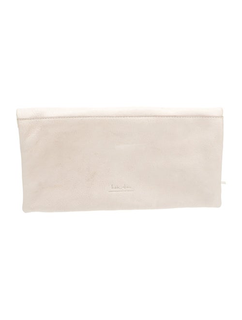 India Hicks Leather Clutch