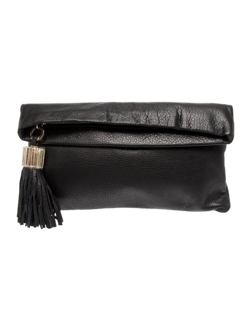 India Hicks Leather Clutch