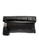 India Hicks Leather Clutch