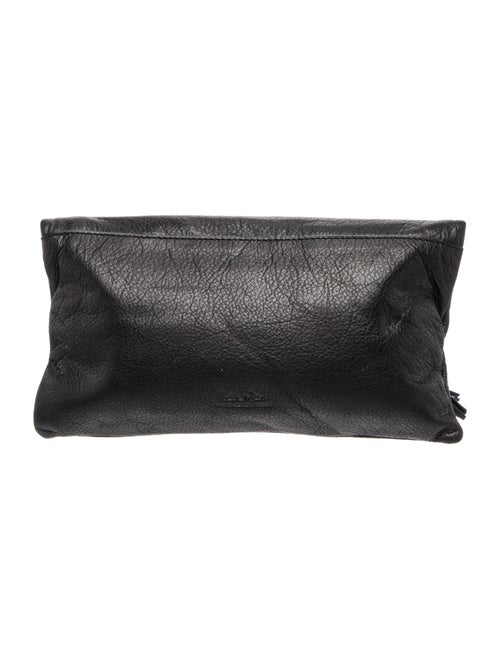 India Hicks Leather Clutch