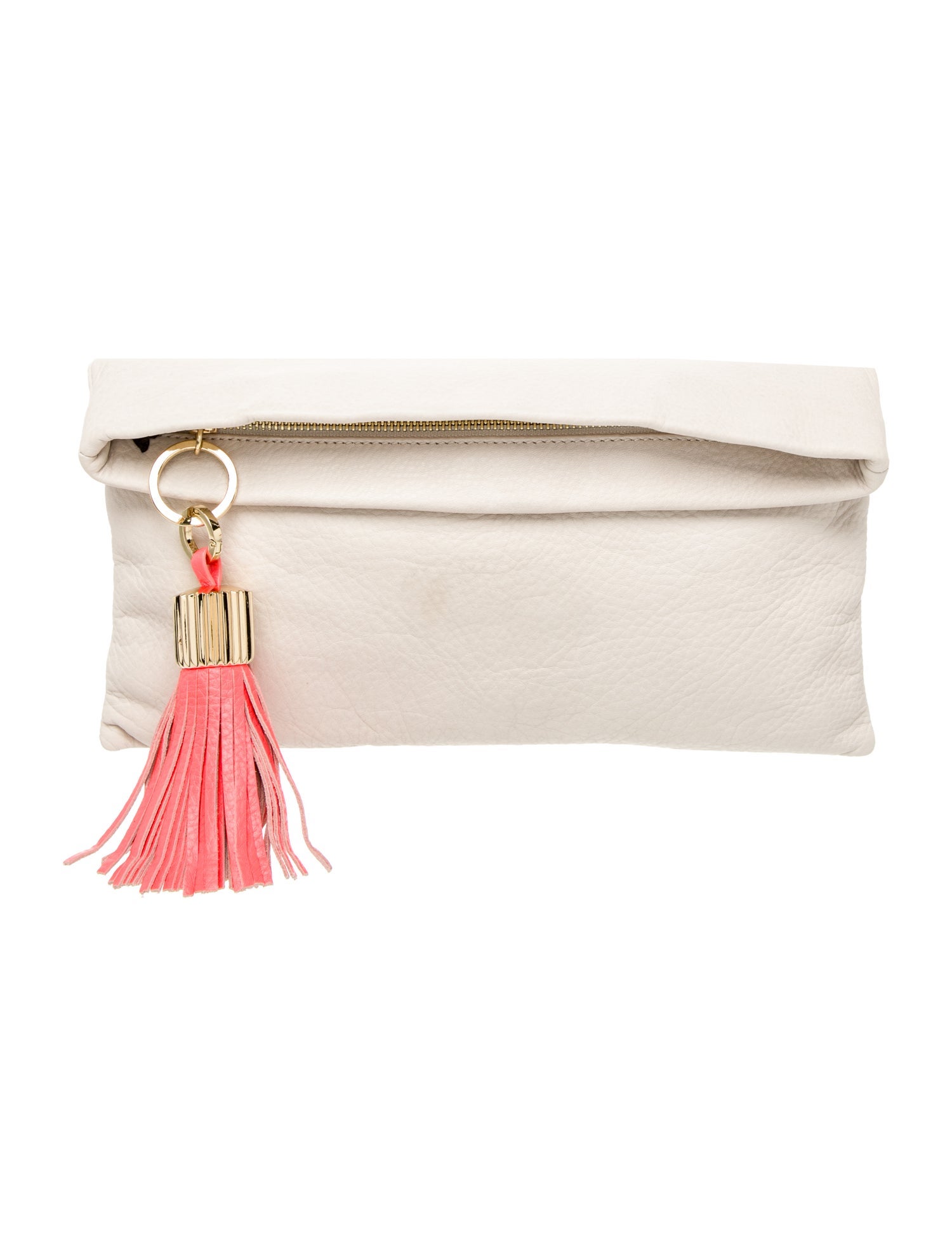 India Hicks Leather Clutch