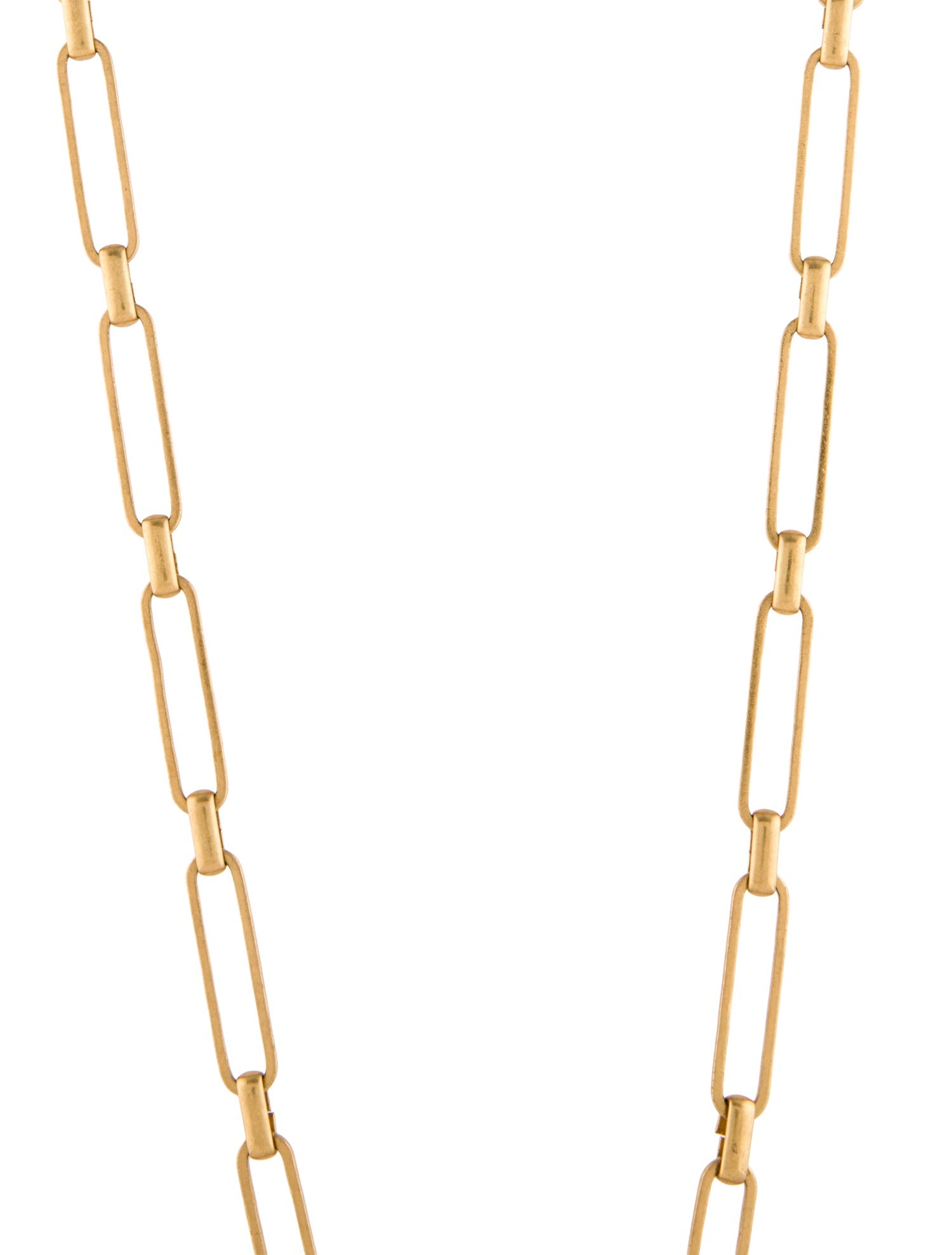 India Hicks Paperclip Chain Link Necklace