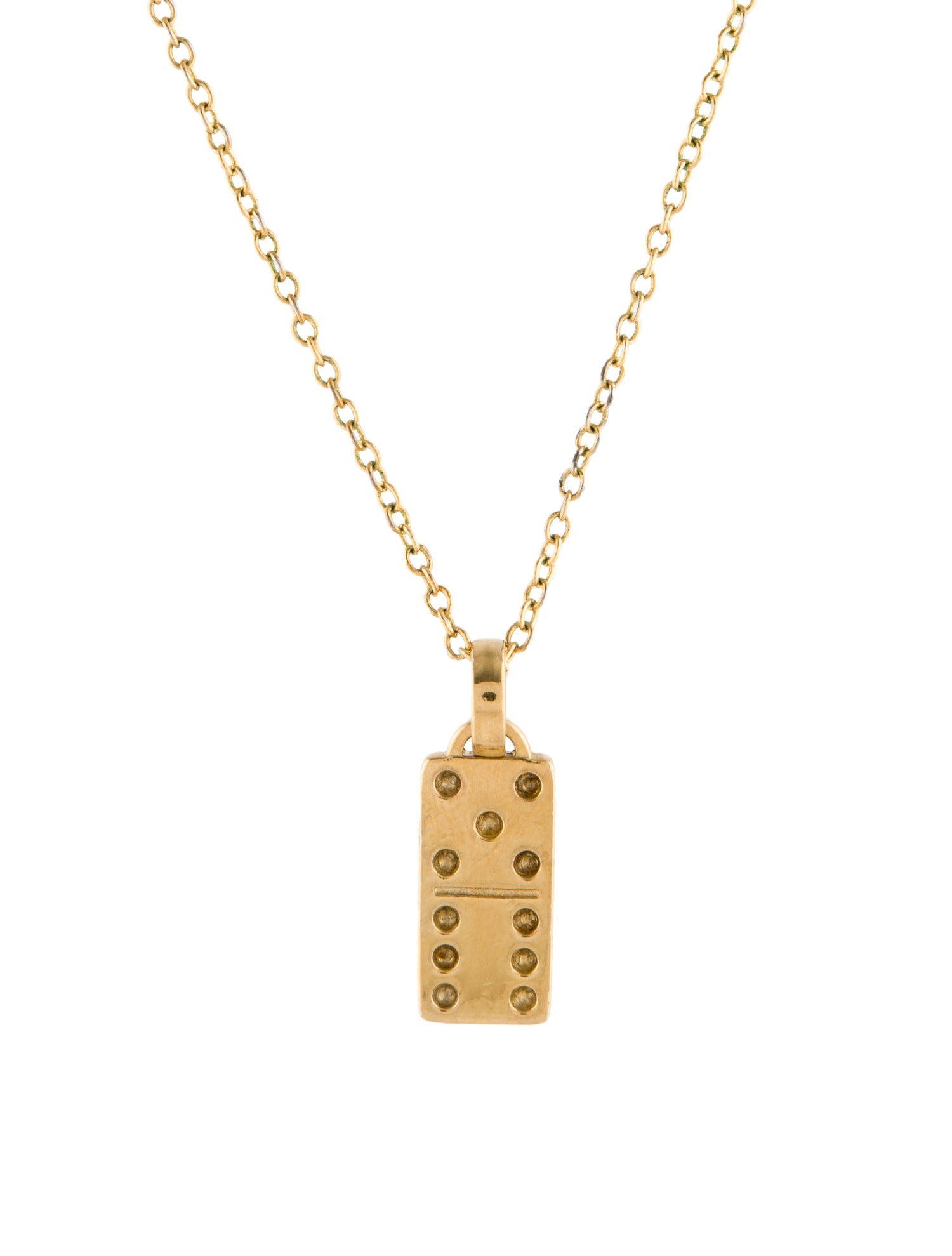 India Hicks Domino Pendant Necklace
