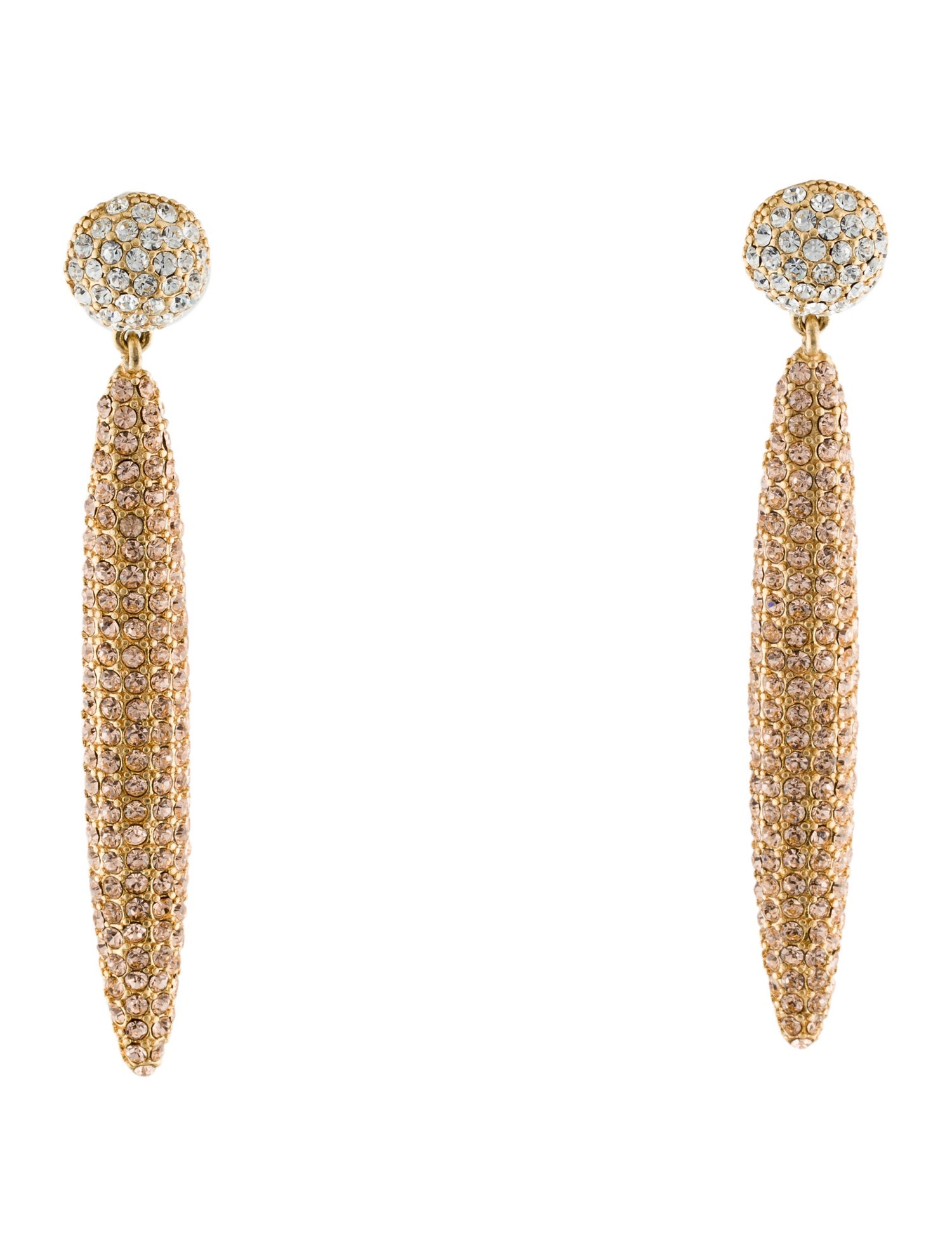 India Hicks Crystal Star Tail Drop Earrings