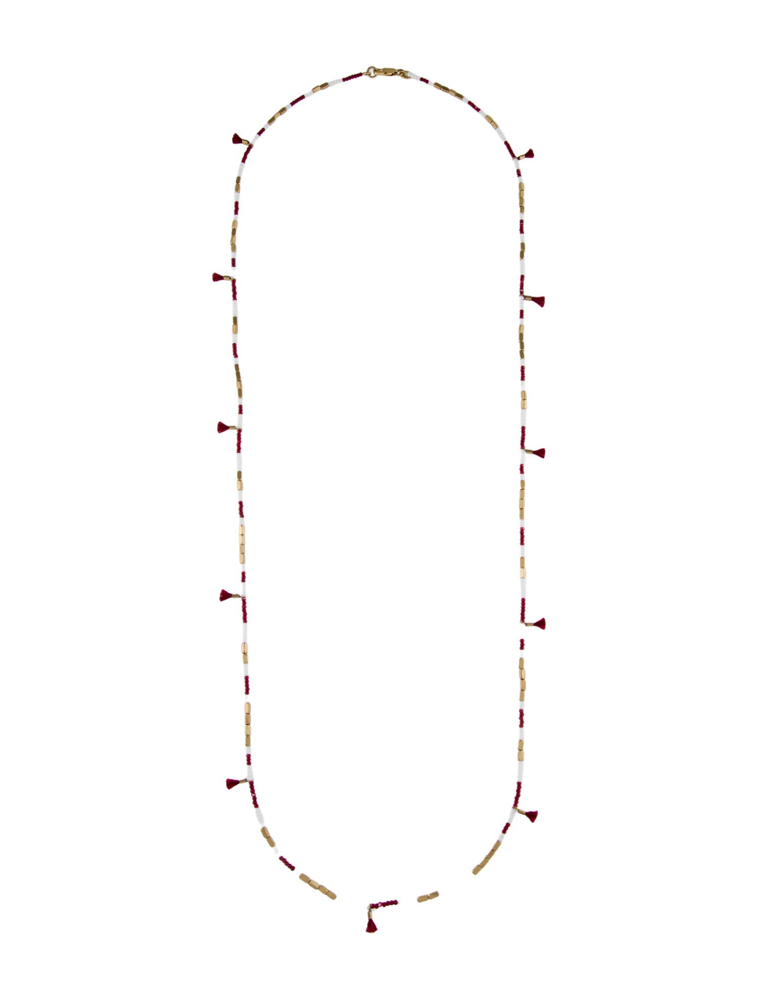 India Hicks No Hassle Tassel Bead Strand Necklace