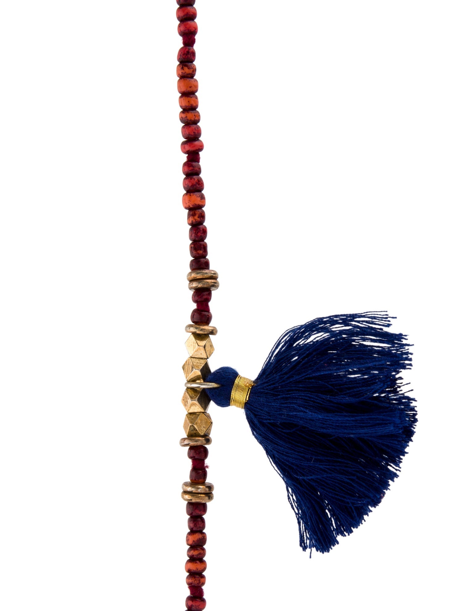 India Hicks No Hessel Tassel Beaded Necklace