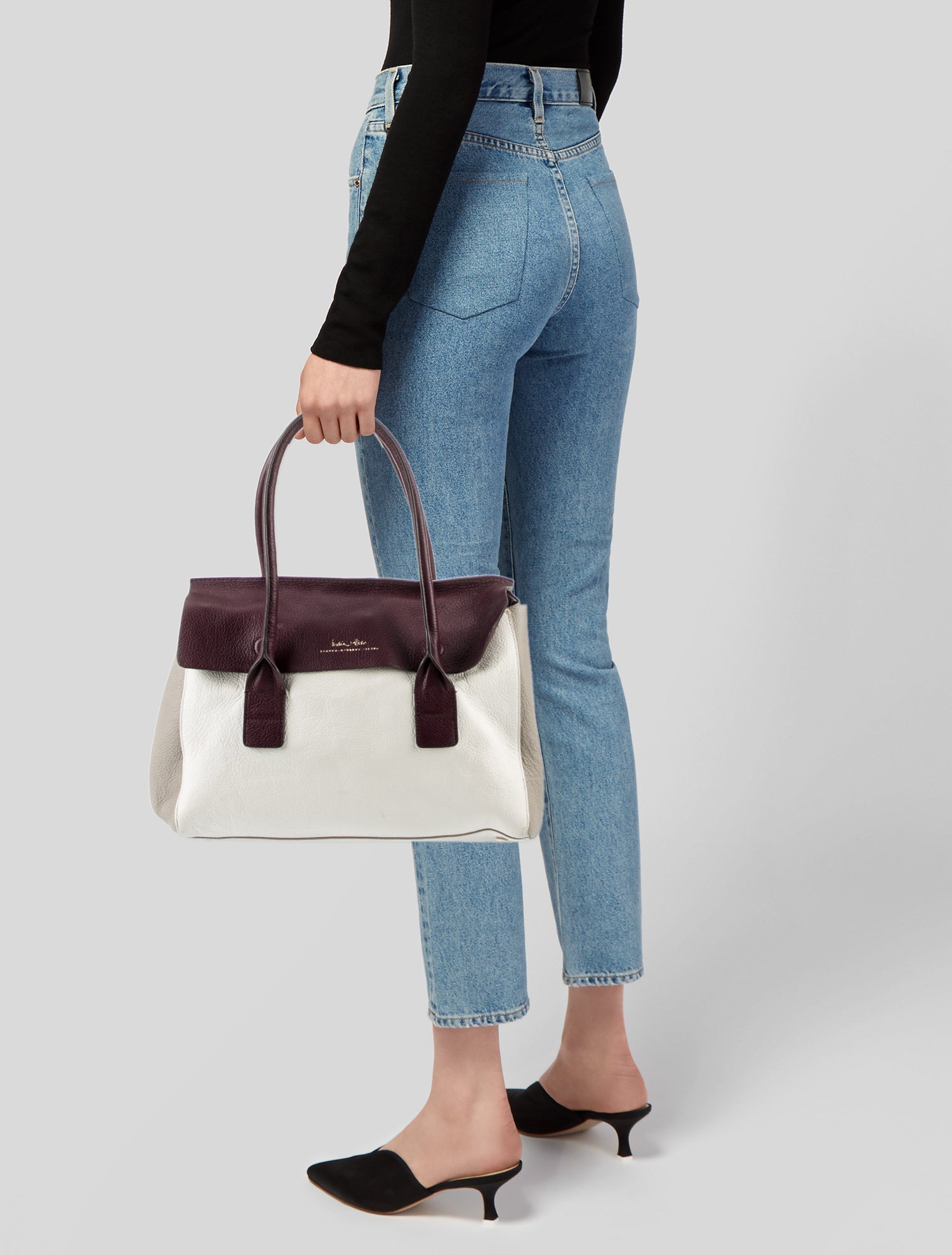 India Hicks Leather Shoulder Bag