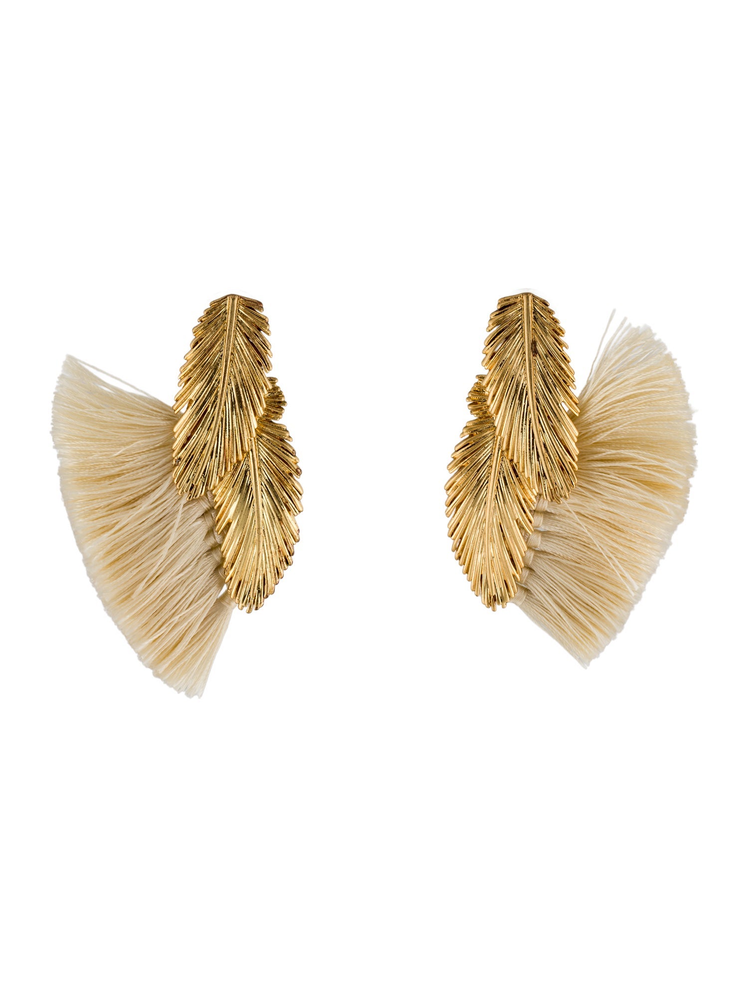 India Hicks Golden Beach Tassel Earrings