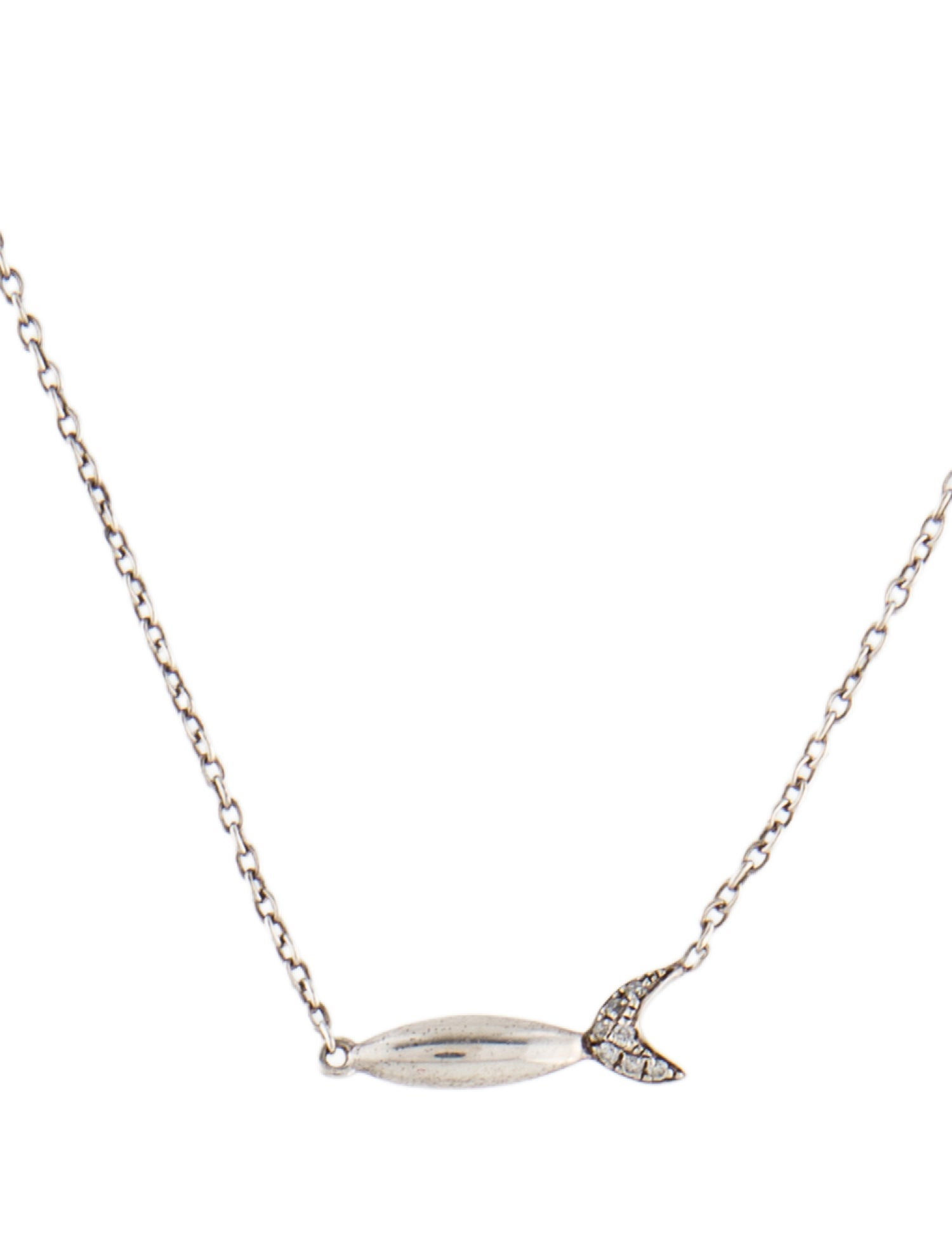 India Hicks Diamond Fish Pendant Necklace