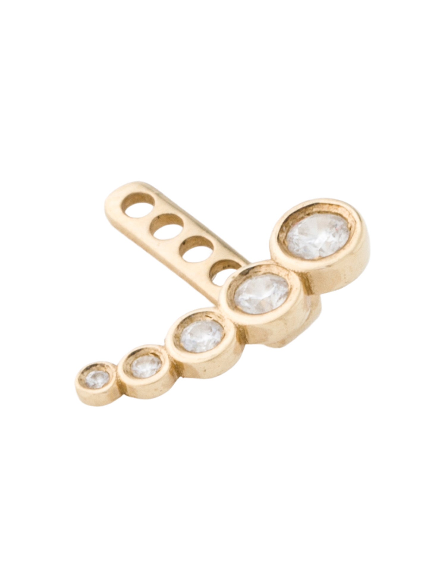 Idyl 14K Lab-Grown Diamond Earring Jacket