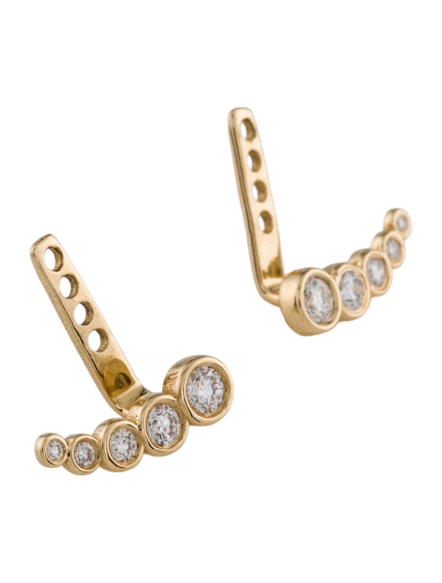 Idyl 14K Lab-Grown Diamond Lucia Earring Jackets