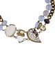 Iradj Moini Crystal Bead Chain Collar Necklace