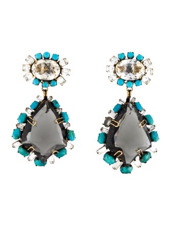 Iradj Moini Double Drop Clip-On Earrings