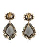Iradj Moini Double Drop Clip-On Earrings