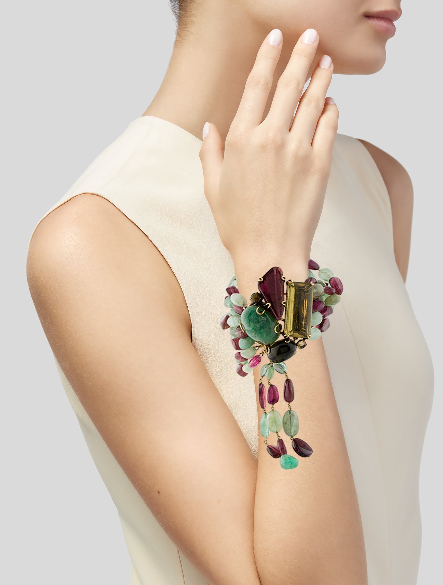 Iradj Moini Multistone Multistrand Bracelet