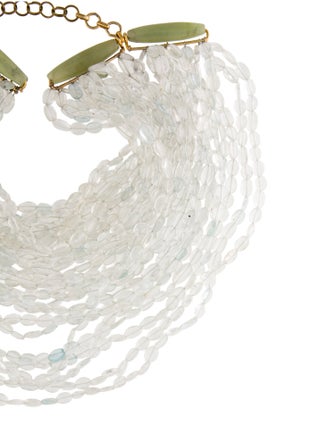 Iradj Moini Bead & Resin Multistrand Necklace