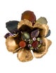 Iradj Moini Multicolor Flower Brooch Pin