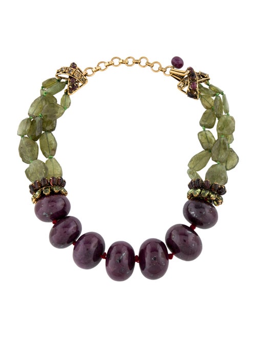 Iradj Moini Crystal & Multi-Stone Beaded Necklace