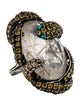 Iradj Moini Crystal & Multistone Snake Cocktail Ring