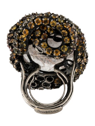 Iradj Moini Crystal & Multistone Snake Cocktail Ring