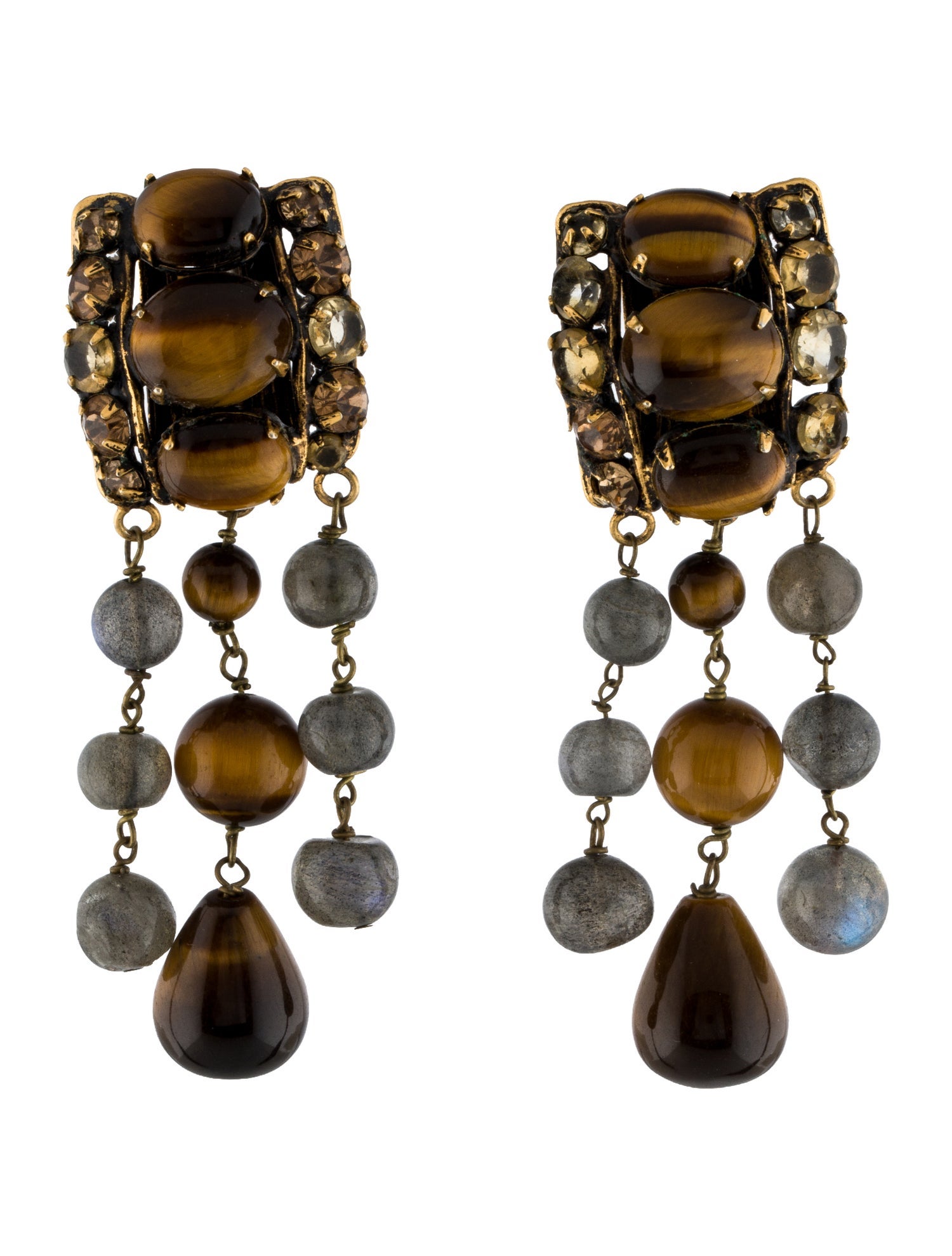 Iradj Moini Clip-On Drop Earrings