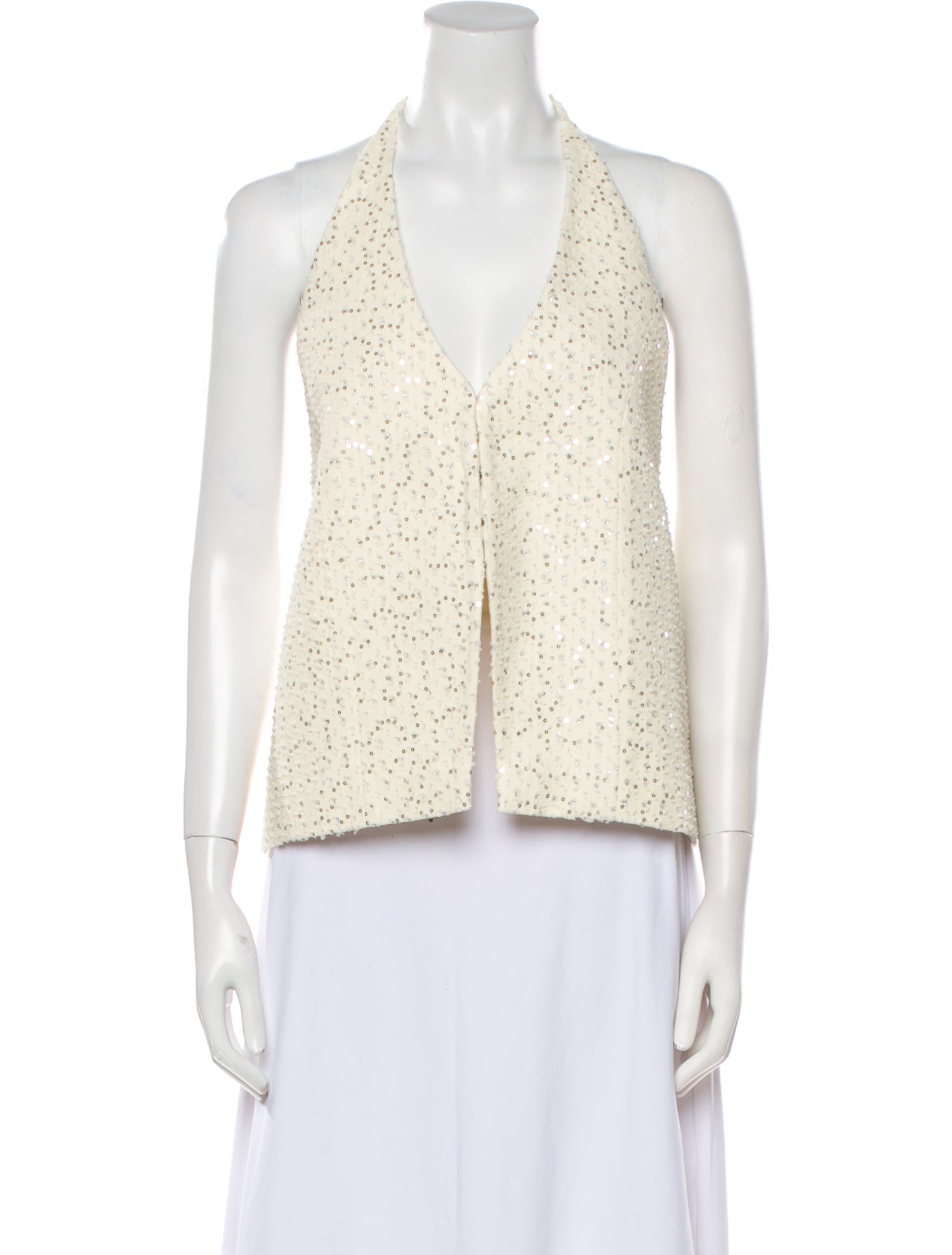 ILA V-Neck Sleeveless Crop Top w/ Tags