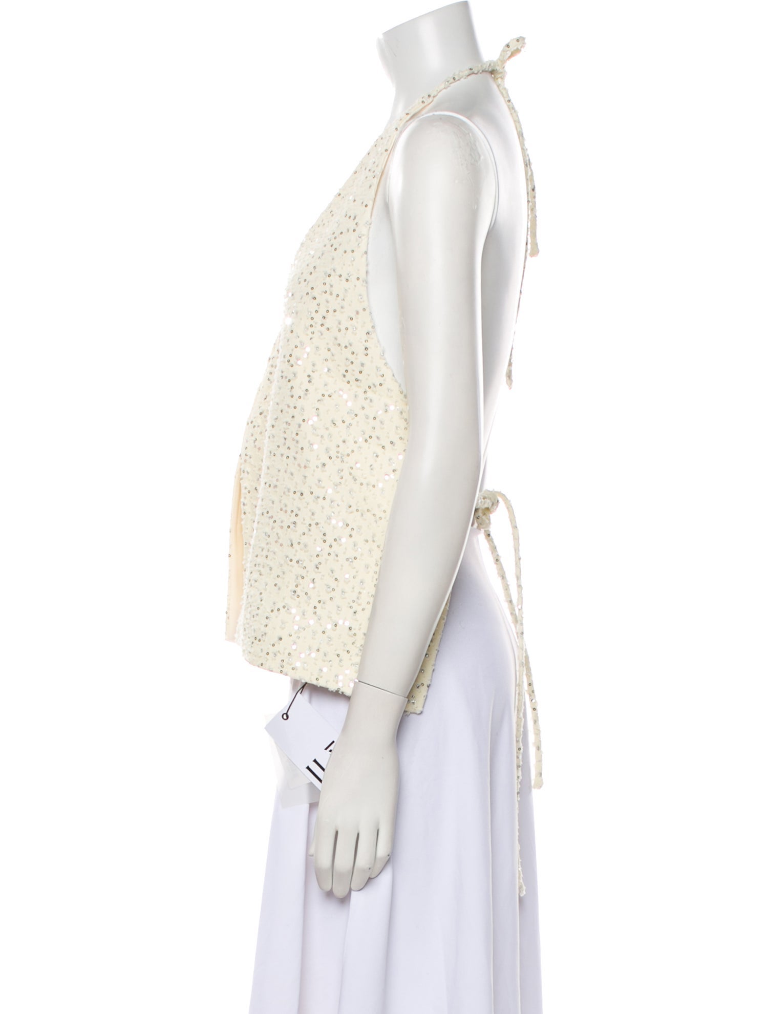 ILA V-Neck Sleeveless Crop Top w/ Tags