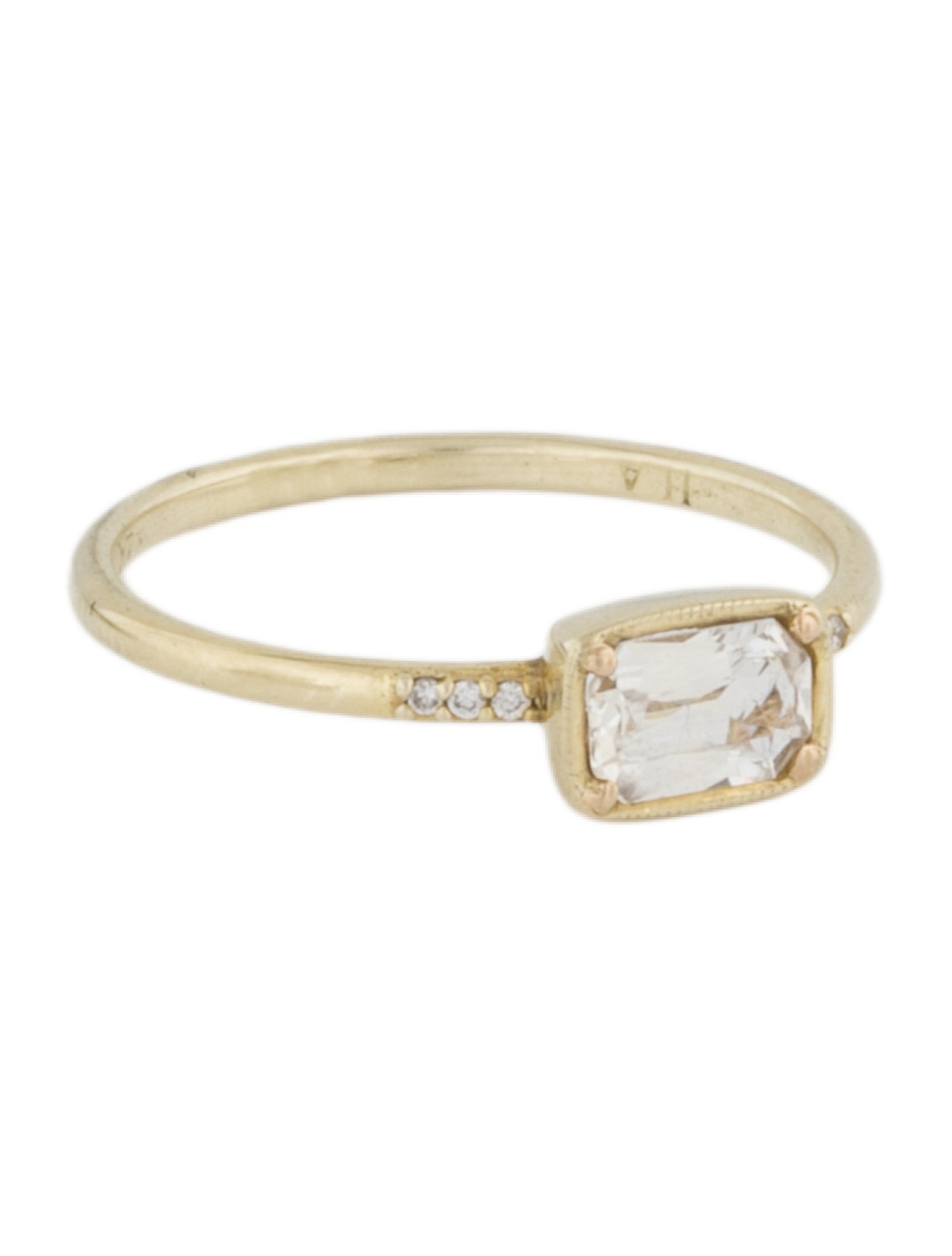 ILA 14K Sapphire & Diamond Karina Cocktail Ring