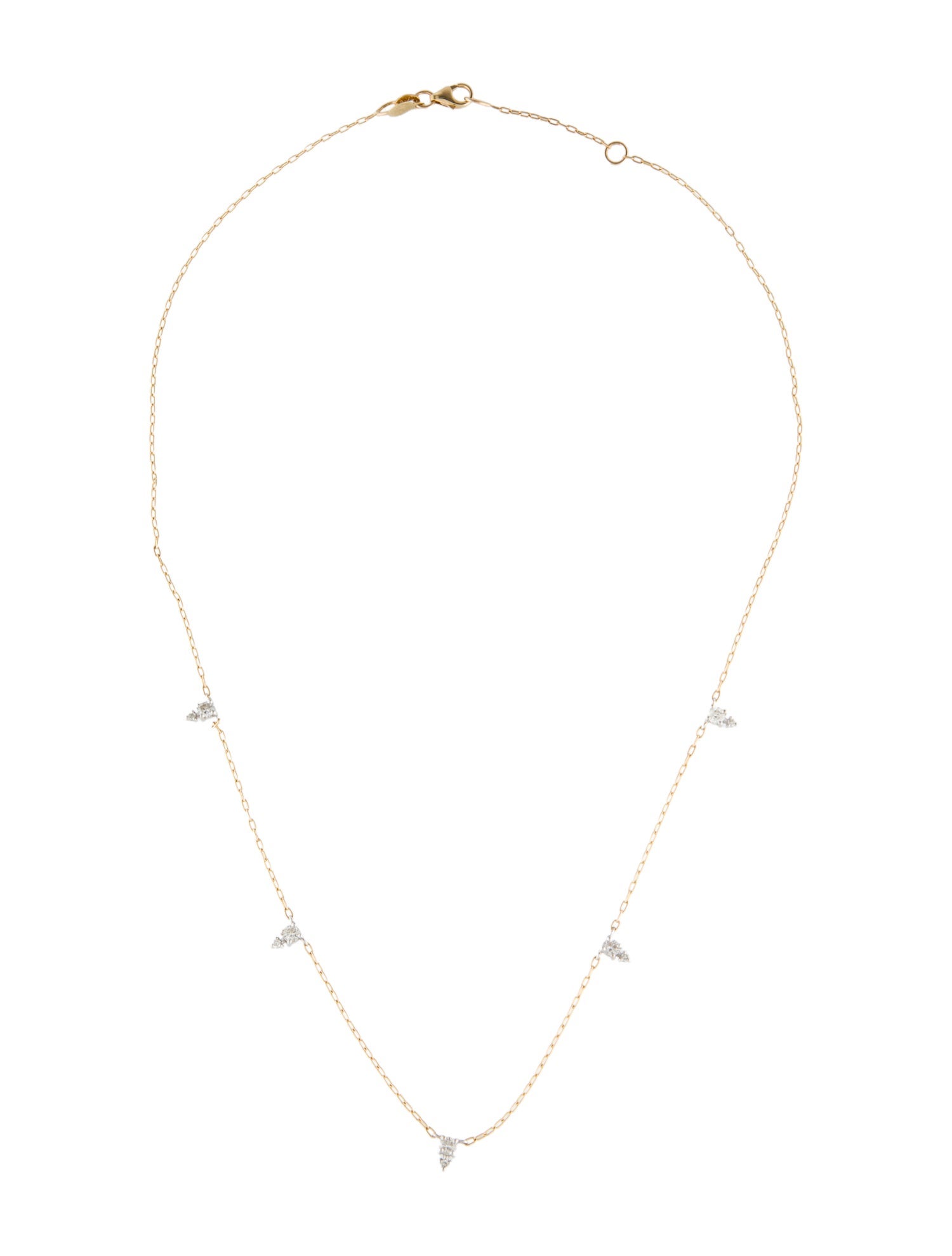 ILA Diamond Devere Station Necklace