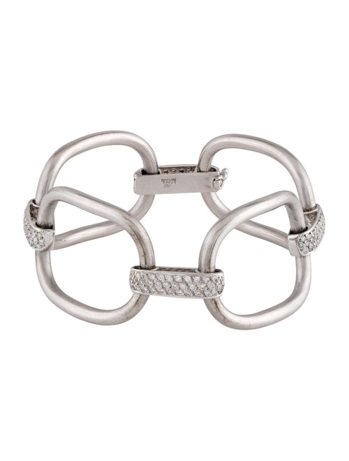 Ileana Makri 18K Diamond Strong Link Bracelet