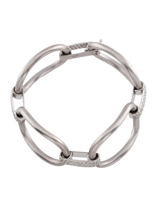 Ileana Makri 18K Diamond Strong Link Bracelet