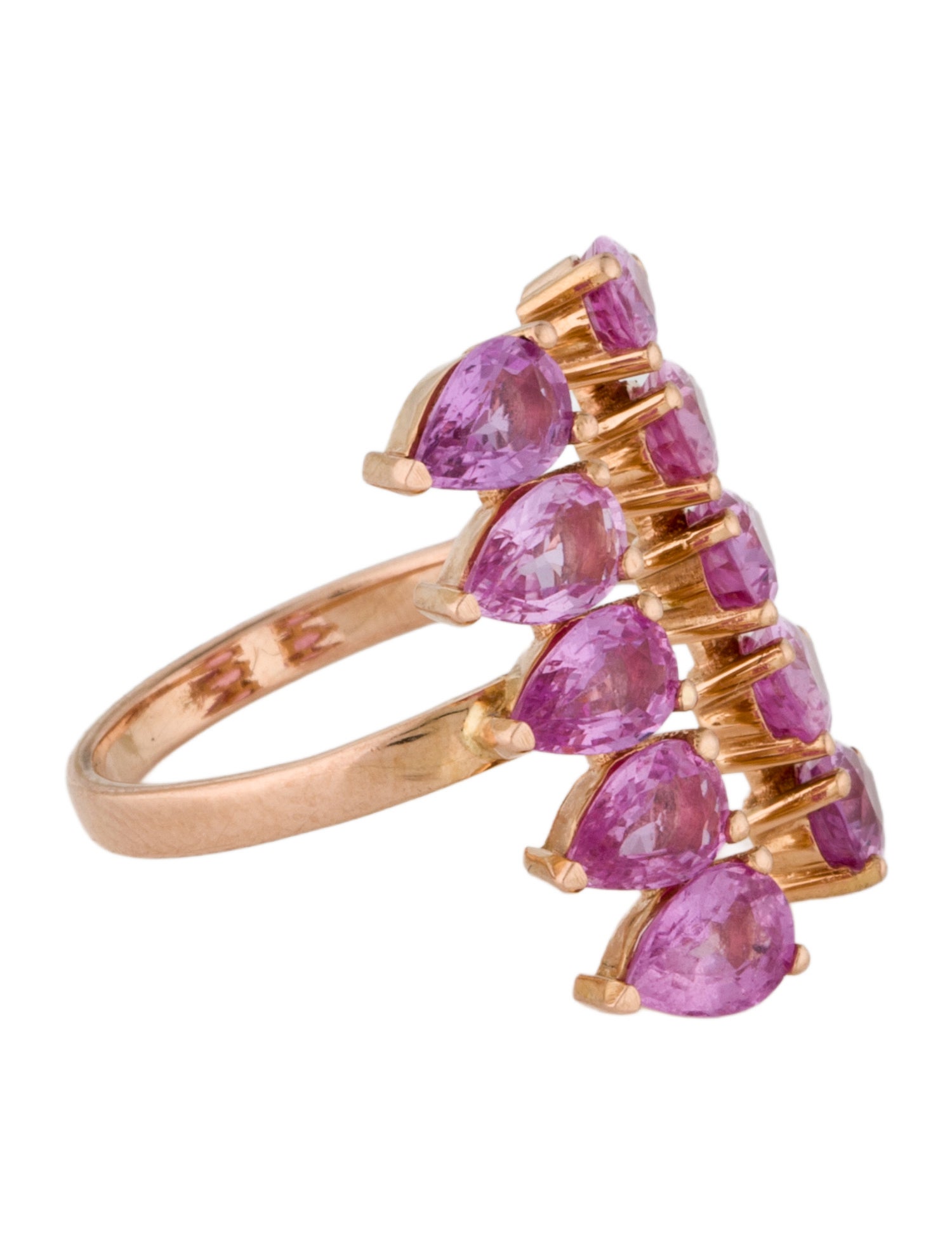 Ileana Makri 18K 4.47ctw Sapphire Column Cocktail Ring