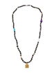 Ileana Makri Mother of Pearl, Diamond, & Multistone Globetrotter Beaded Pendant Necklace