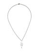 Ileana Makri Diamond Small Snake Pendant w/Unbranded Chain Necklace