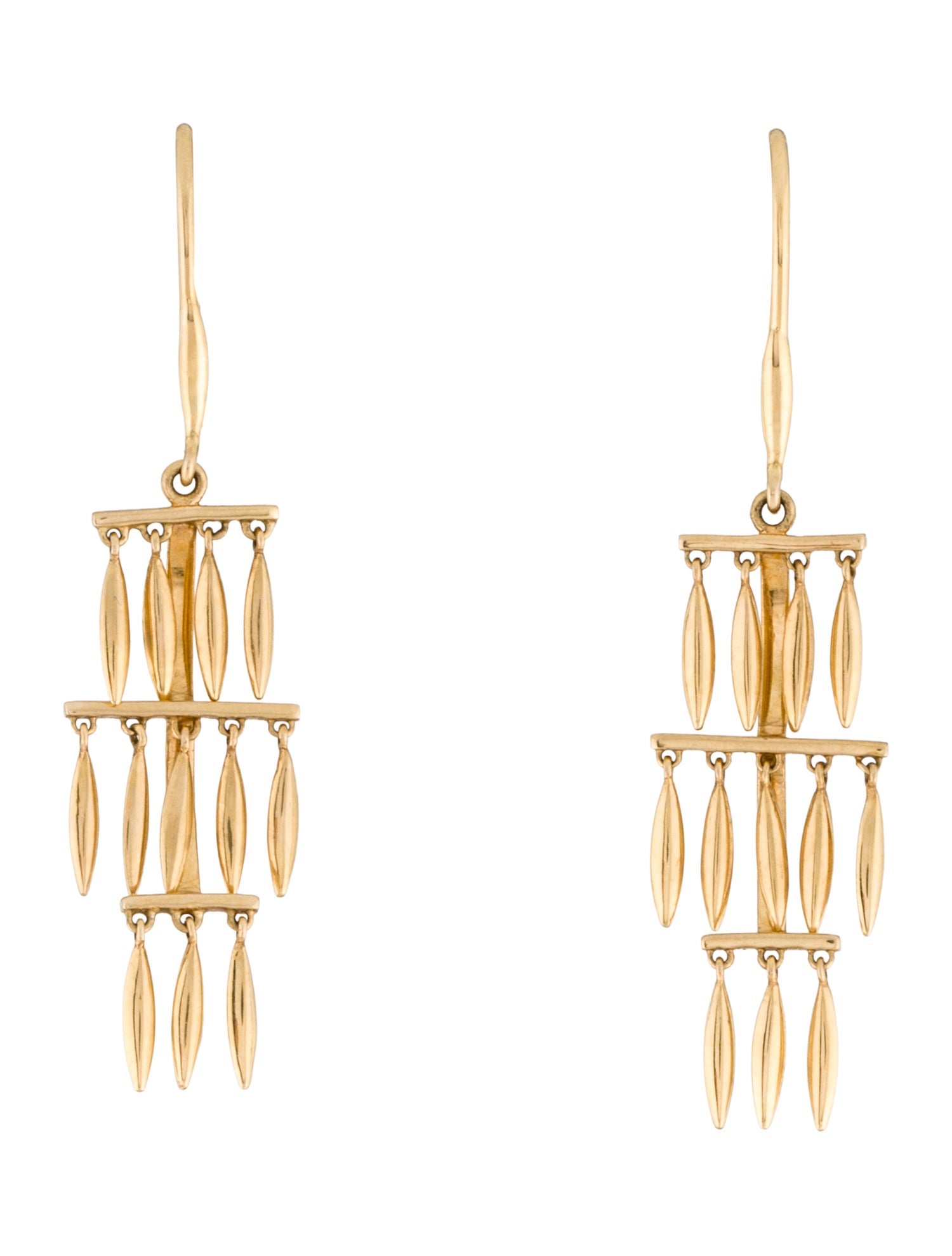 Ileana Makri Grass Multi Dewdrops Earrings