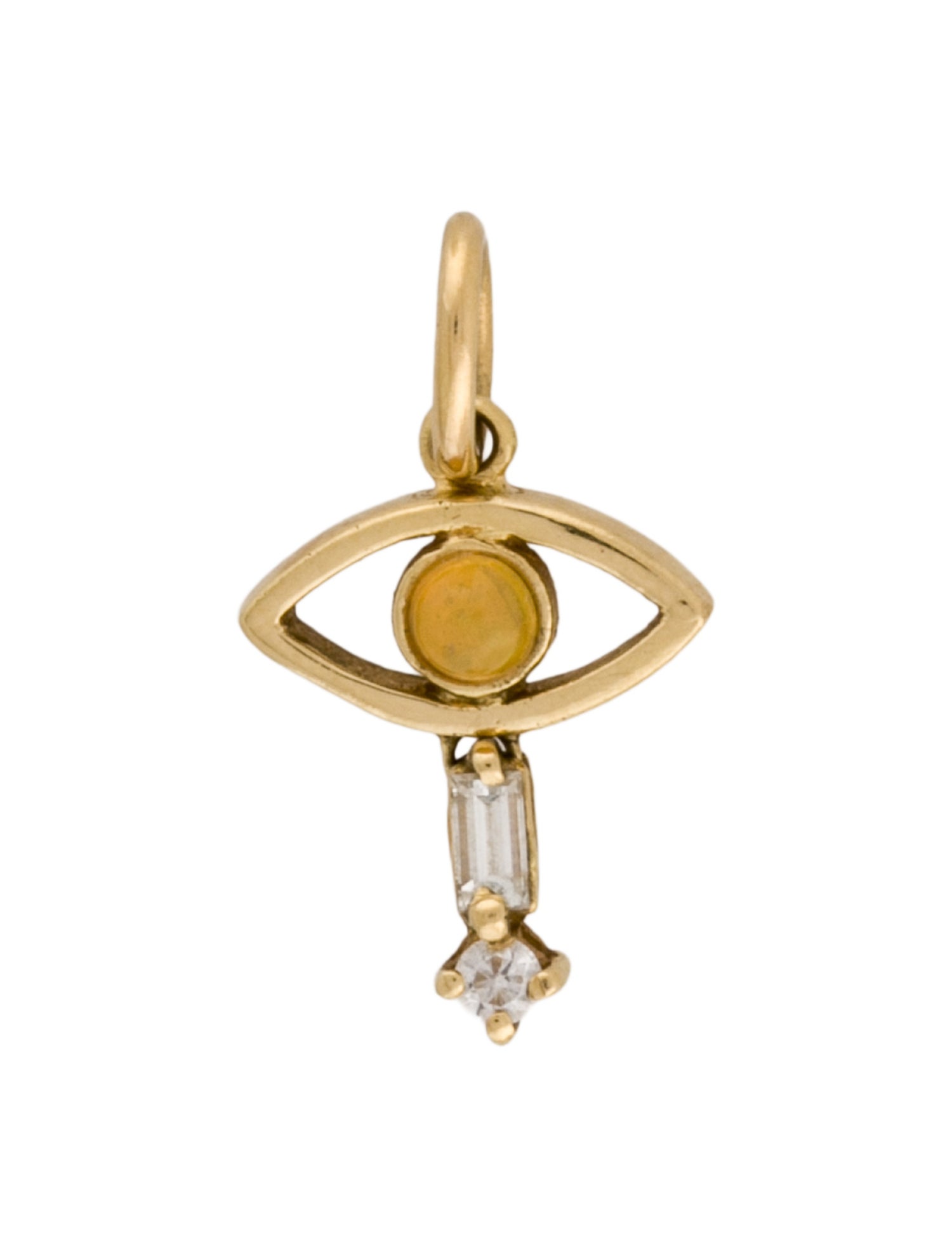 Ileana Makri 18K Opal & Diamond Evil Eye Charm