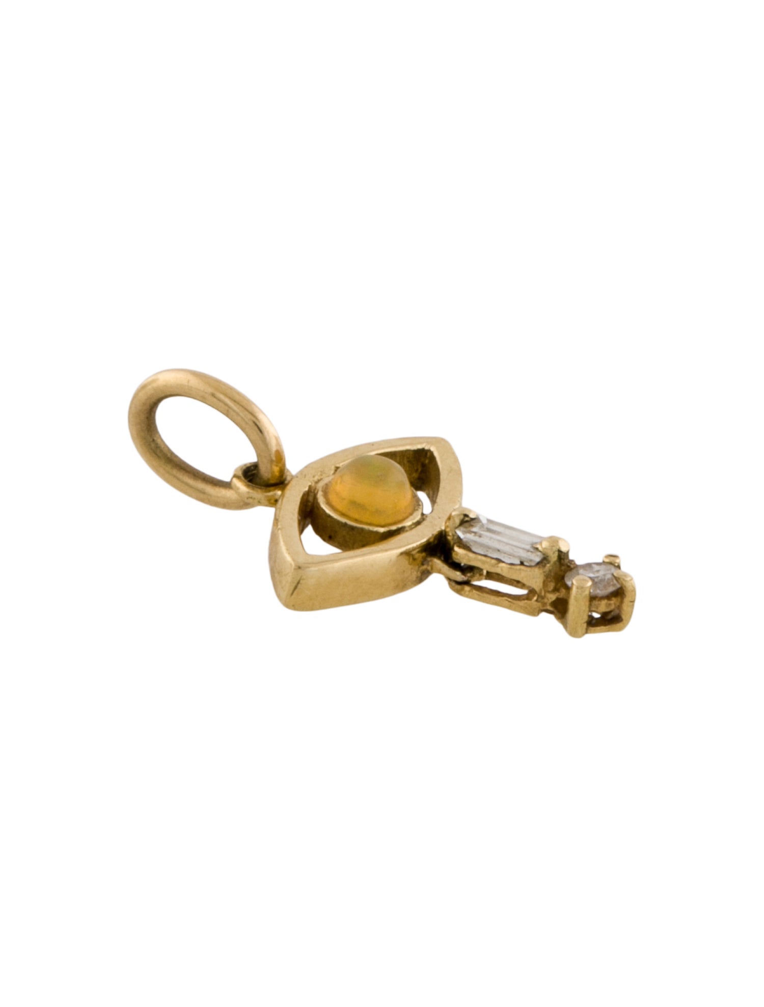 Ileana Makri 18K Opal & Diamond Evil Eye Charm