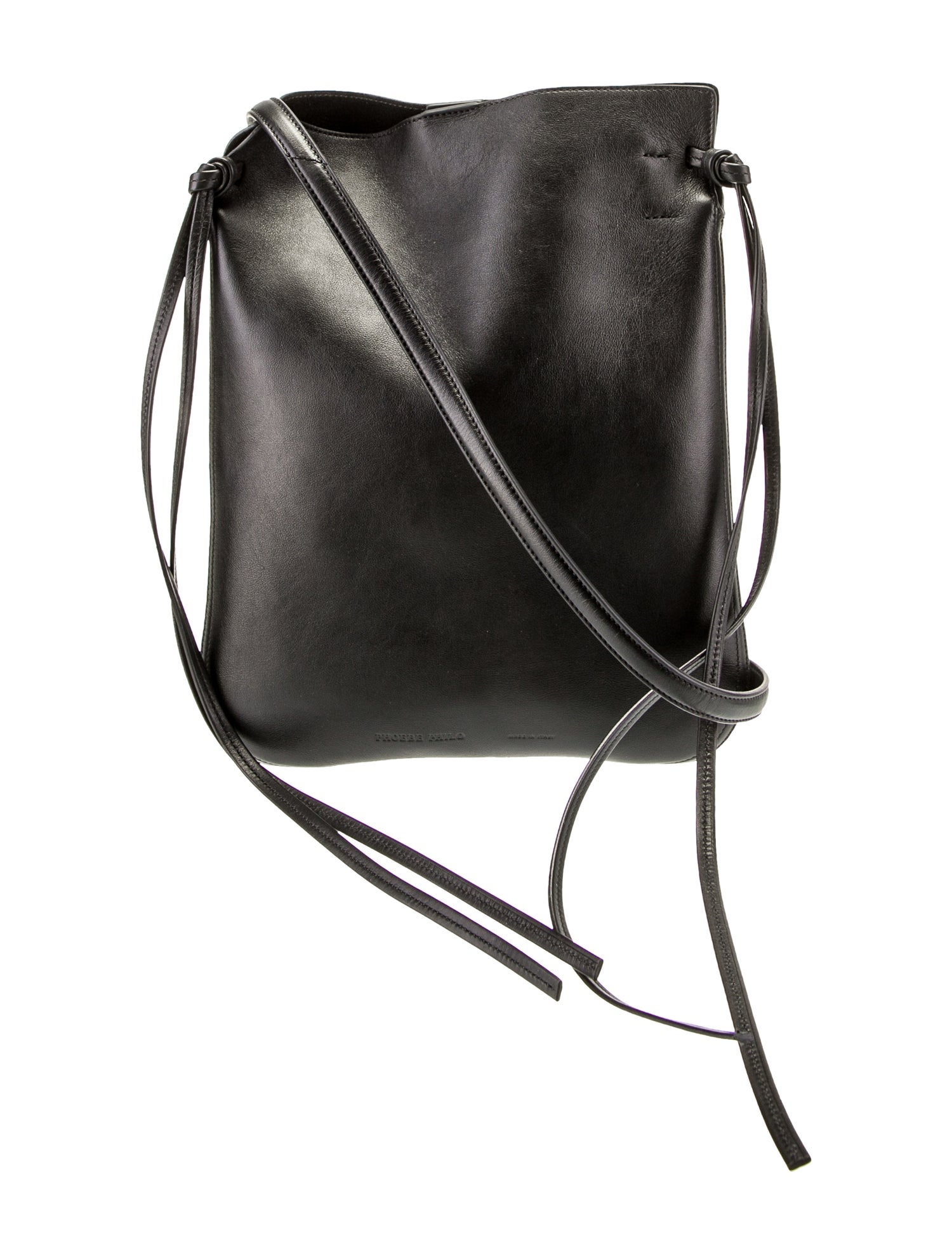Phoebe Philo Leather Gig Pouch - Black Crossbody Bags