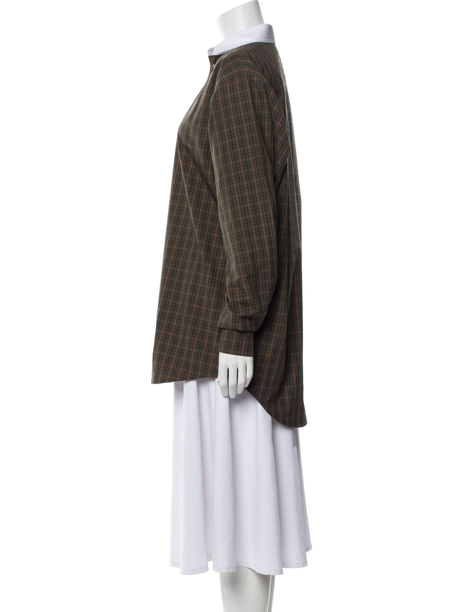 Phoebe Philo Collection B Drop 3 Plaid Print Tunic