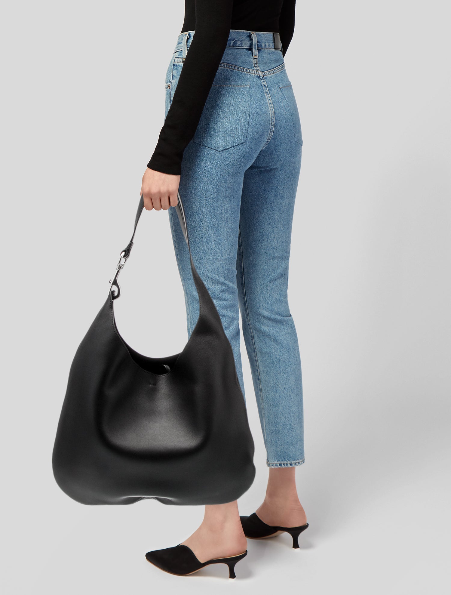 Phoebe Philo Leather Bean Hobo