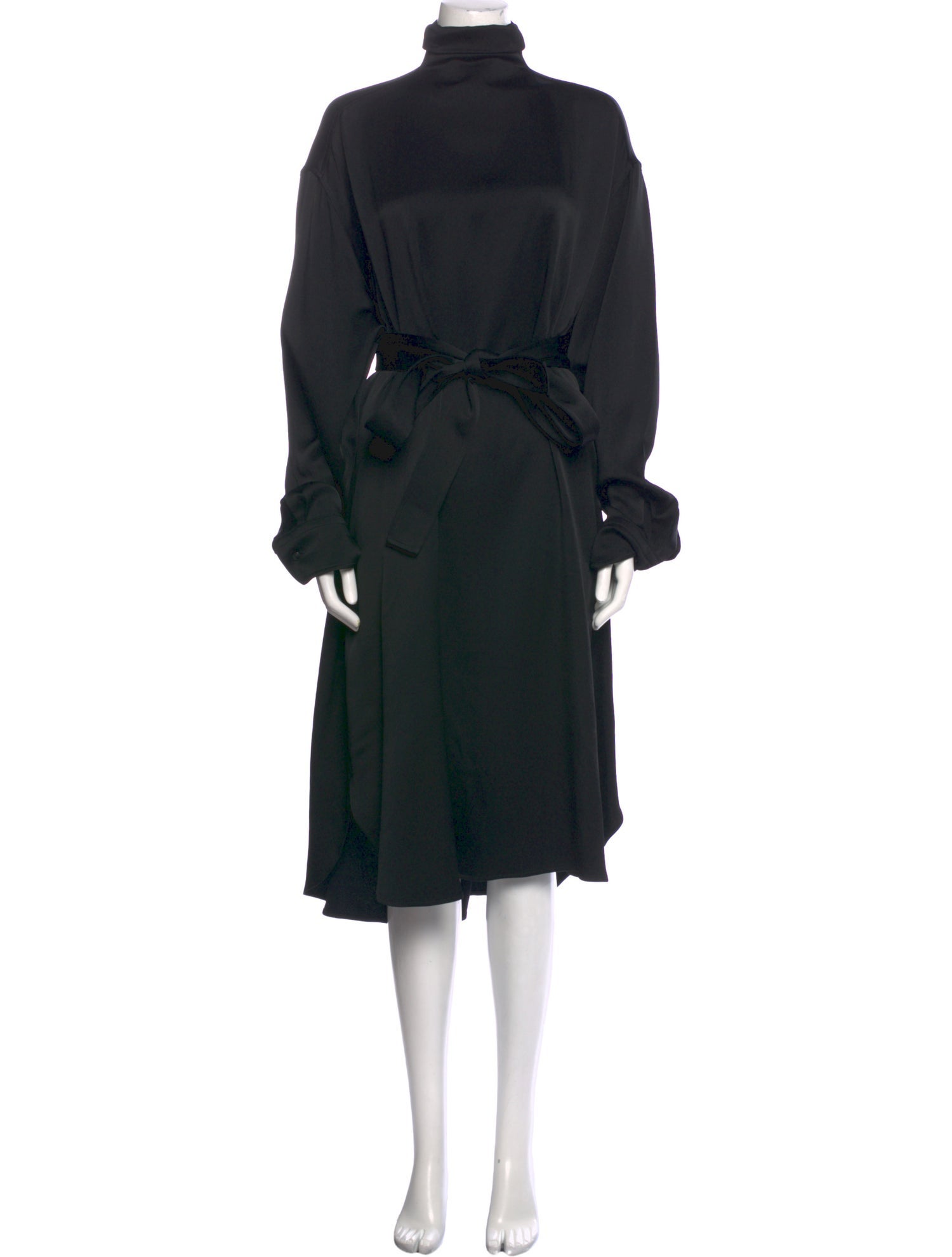 Phoebe Philo Turtleneck Midi Length Dress