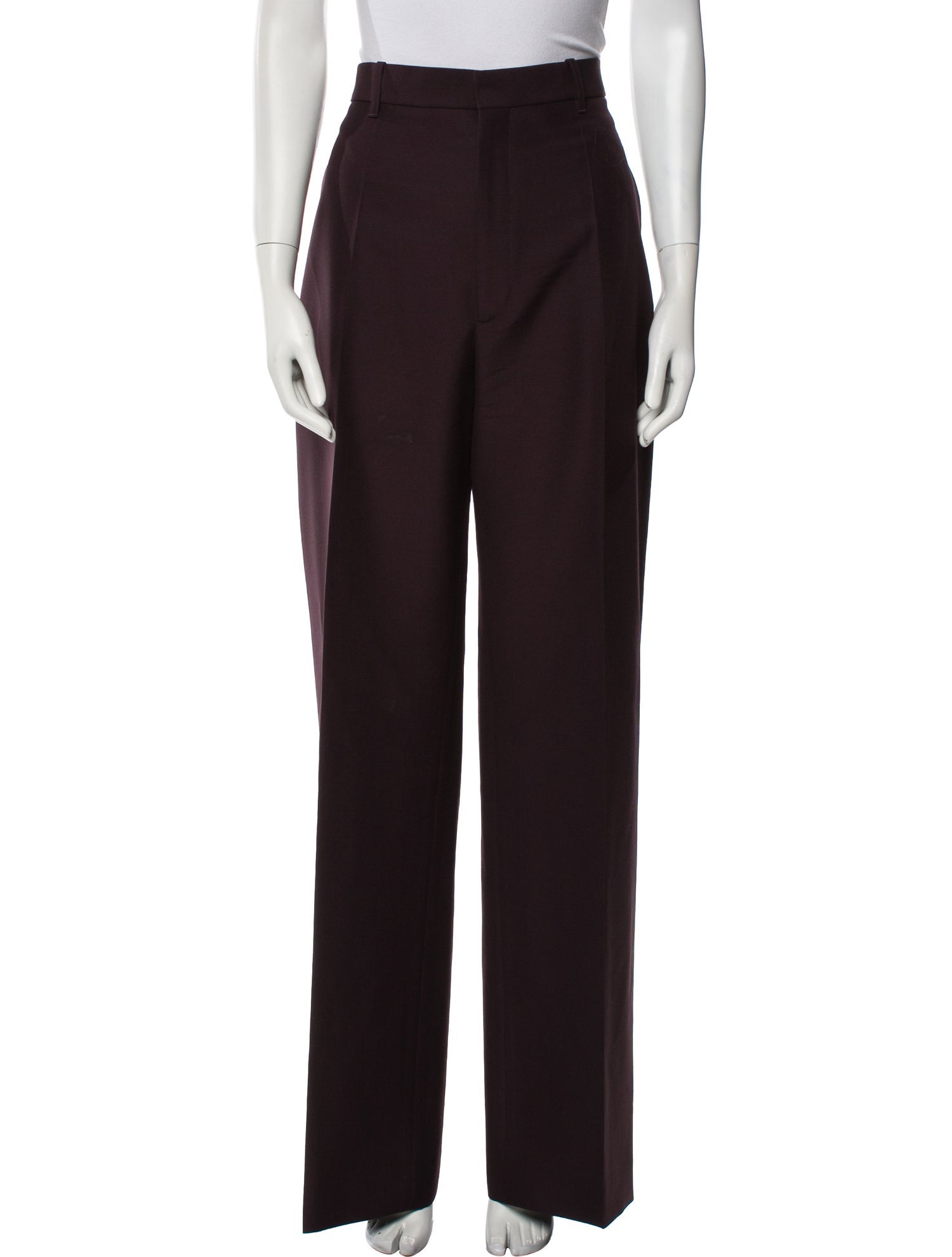 Phoebe Philo Wool Wide Leg Pants