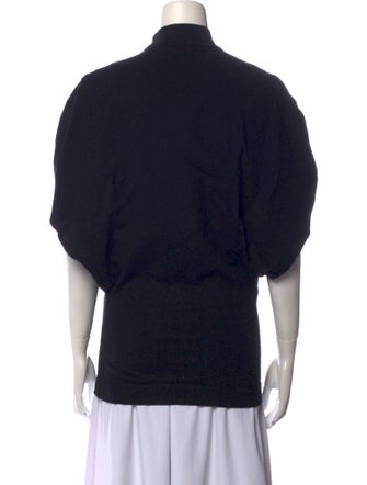 Phoebe Philo Mock Neck Short Sleeve Top