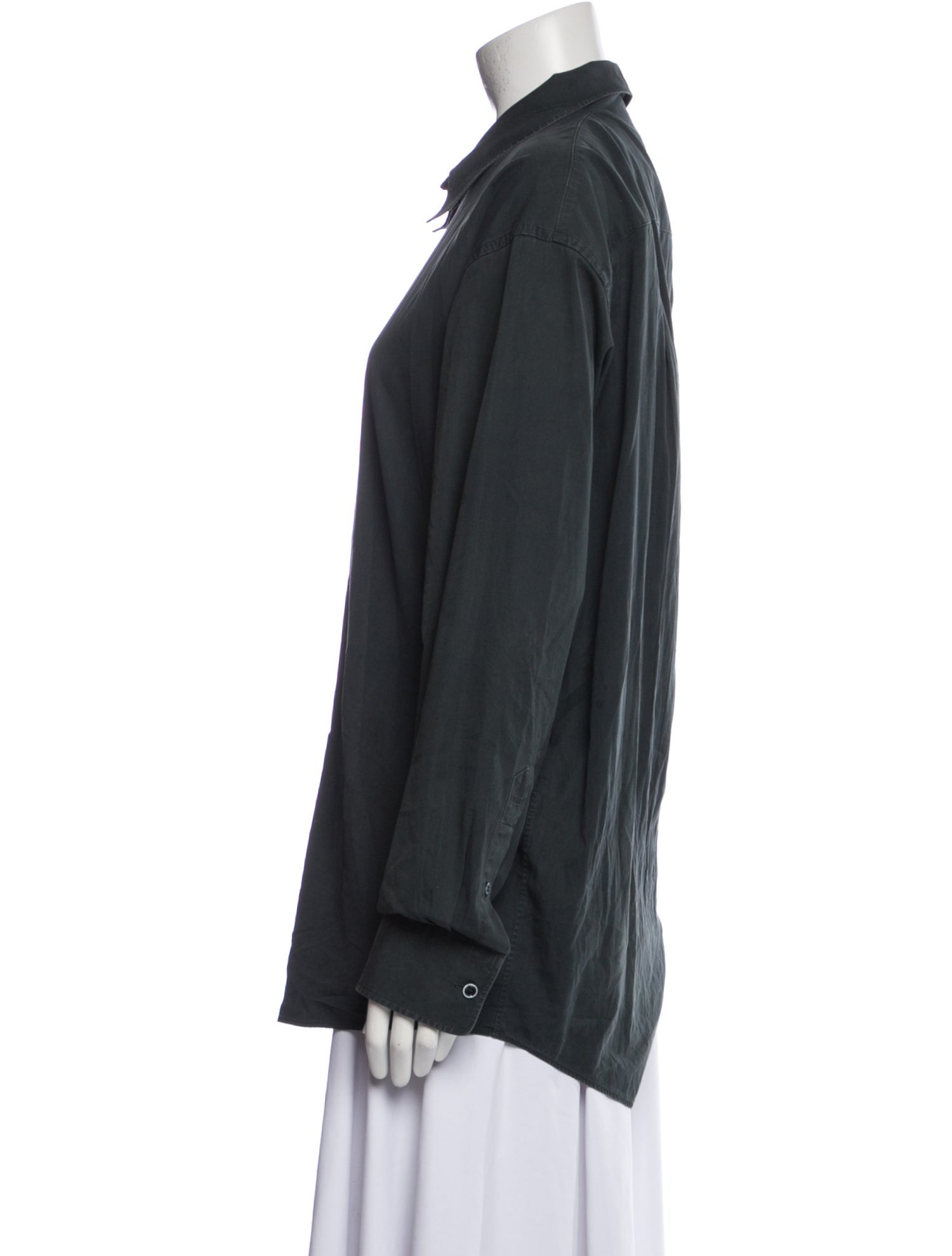 Phoebe Philo Long Sleeve Button-Up Top