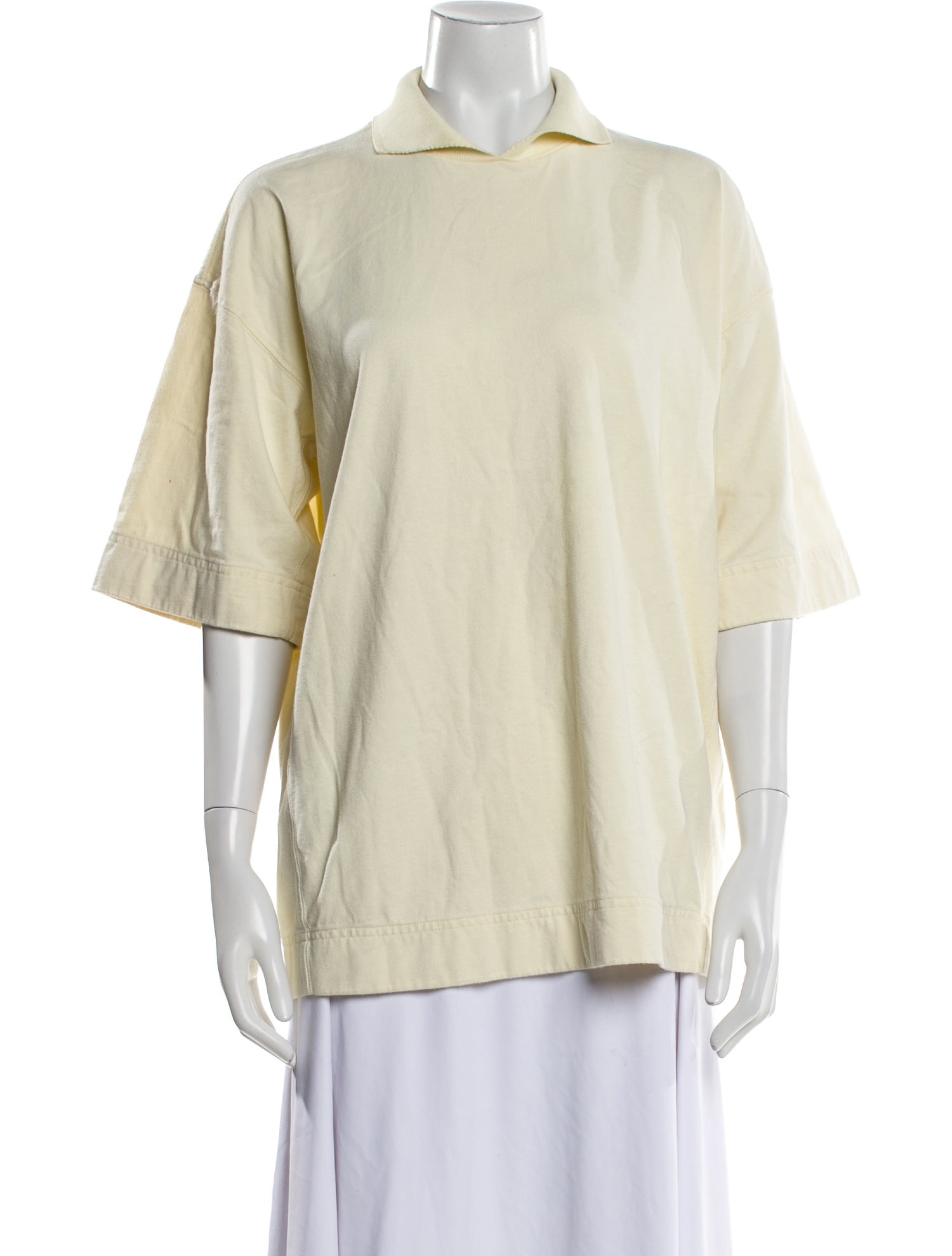 Phoebe Philo 2025 'Collection B' Cut Collar T-Shirt Polo