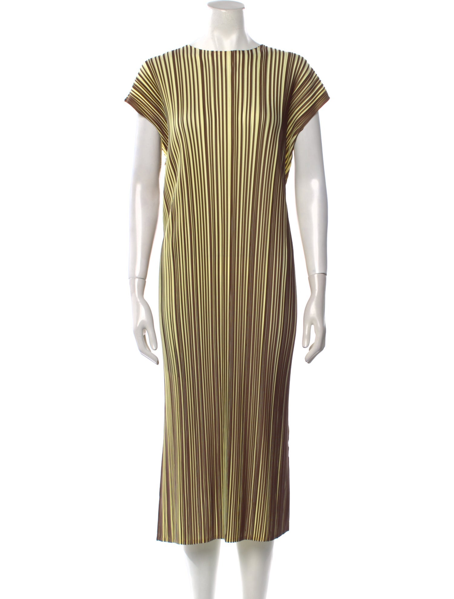 Phoebe Philo Bateau Neckline Midi Length Dress