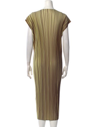 Phoebe Philo Bateau Neckline Midi Length Dress